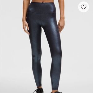 Lululemon Athletica radiate foil black night align Leggings